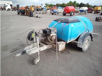  2015 Bowser Supply Single Axle Plastic Water Bowser, Yanmar Pressure Washer - Painepesuri