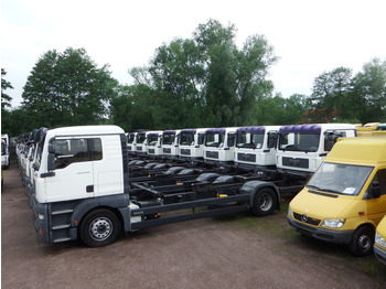 Konttialus/ vaihtokuormatilat kuorma-auto MAN TGA 18.360 4x2 LL ATL KLIMA Fahrschule 5-Sitzer