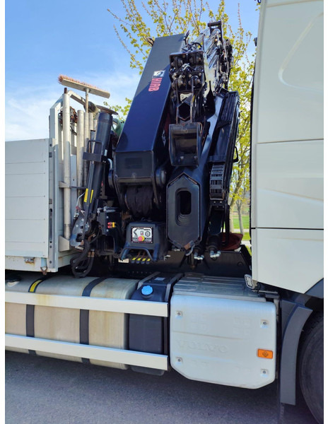 Lava-kuorma-auto Volvo FH 500 | 8X4 | HIAB 408 E-6 | JIB 70X-4 | TULOSSA