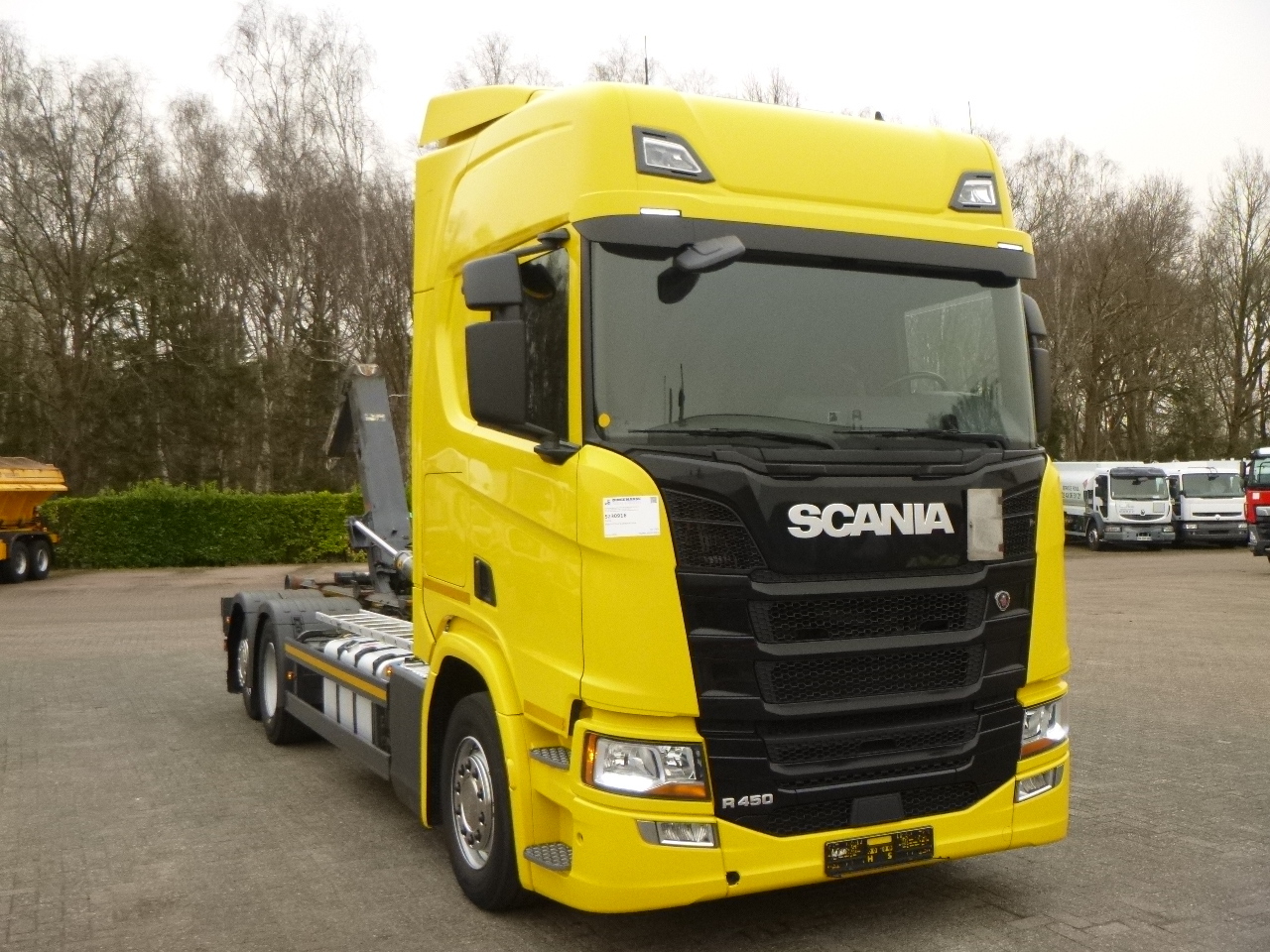 Koukkulava kuorma-auto Scania R450 6x2 Euro 6C + Retarder + Meiller container hook 18.000 kg: kuva Koukkulava kuorma-auto Scania R450 6x2 Euro 6C + Retarder + Meiller container hook 18.000 kg