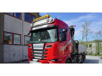 Lava-kuorma-auto Scania R 620 crane truck Palfinger PK42002 456 CV: kuva Lava-kuorma-auto Scania R 620 crane truck Palfinger PK42002 456 CV