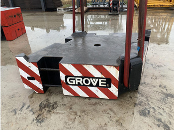 Grove Grove GMK 6400 counterweight 10 ton - Vastapaino