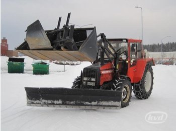 Volvo BM Valmet 705-4 Traktor med lastare plog & skopor  - Traktori