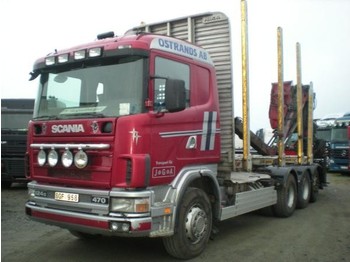 Scania 124 8X4 - Metsäperävaunu