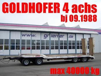 Goldhofer TU4 2 x 2 31/80 BLATT / HYDR. RAMPEN 40 TO. max - Apuvaunu perävaunu