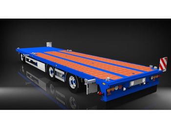 HRD 3 axle Achs light trailer drawbar ext tele  - Apuvaunu perävaunu