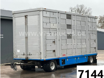 Ka-Ba 4.Stock Anhänger Aggregat, Tränke, Hubdach  - Eläinten kuljetus perävaunu