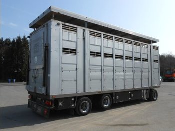 MENKE - 3-Stock Hubdach  - Eläinten kuljetus perävaunu