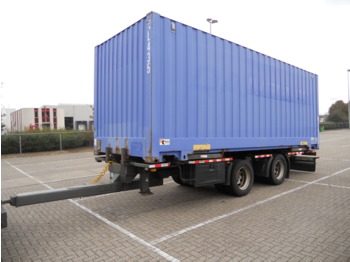 GS Meppel BDF met bak! Container - Konttialus/ Vaihtokuormatilat perävaunu