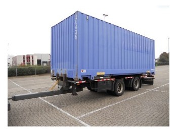 GS Meppel BDF met bak! incl. Container - Konttialus/ Vaihtokuormatilat perävaunu