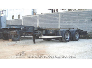 LECI TRAILER 2 ZS container chassis trailer - Konttialus/ Vaihtokuormatilat perävaunu