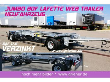 Web-Trailer JUMBO / MAXI BDF 7,15/7,45 LAFETTE 960 mm höhe  - Konttialus/ Vaihtokuormatilat perävaunu