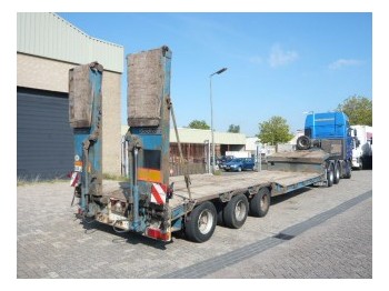 Goldhofer 3 axel low loader trailer - Apuvaunu puoliperävaunu