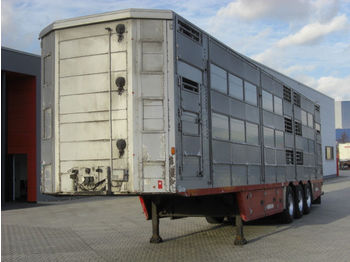 Pezzaioli SBA63U / 3 Achsen / BPW-Achsen / 3 Stock  - Eläinten kuljetus puoliperävaunu