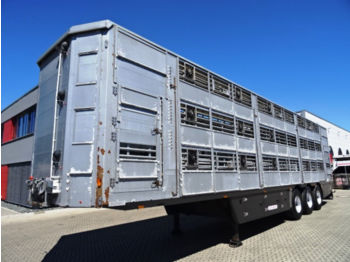 Pezzaioli SBA63 U/ 3 Stock !!! / LIFTACHSE/Hubdach  - Eläinten kuljetus puoliperävaunu