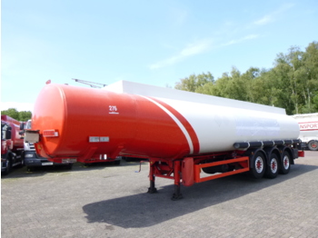 Säiliöpuoliperävaunu kuljetusta varten polttoaine Indox Fuel tank alu 42.4 m3 / 6 comp: kuva Säiliöpuoliperävaunu kuljetusta varten polttoaine Indox Fuel tank alu 42.4 m3 / 6 comp