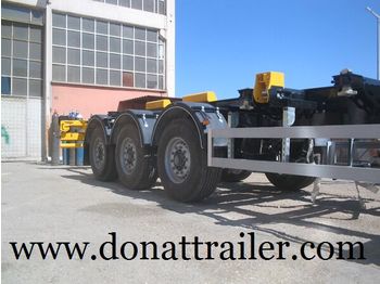 DONAT Container Chassis Semitrailer - Extendable - Konttialus/ Vaihtokuormatilat puoliperävaunu