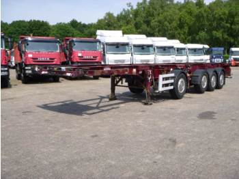 Dennison 3+1 axle 2 x 20 ft combi trailer - Konttialus/ Vaihtokuormatilat puoliperävaunu