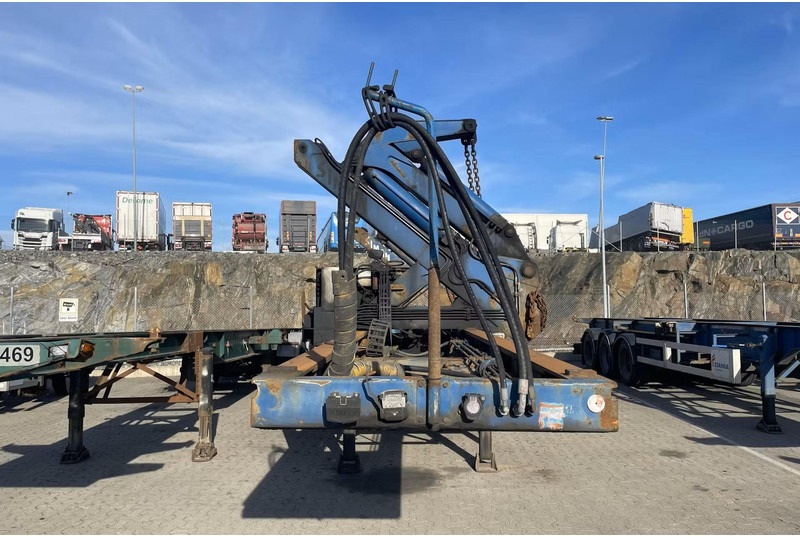 Konttialus/ Vaihtokuormatilat puoliperävaunu Steelmec SSL 20-45 45 feet
