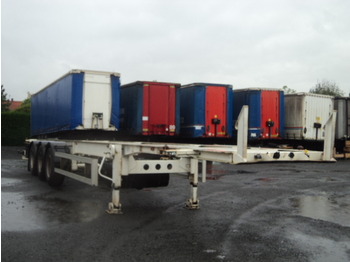 TURBOS HOET Container chassis - Konttialus/ Vaihtokuormatilat puoliperävaunu