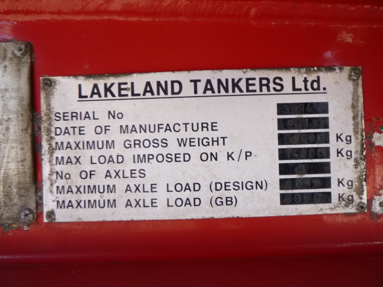 Leasing Lakeland Tankers Fuel tank alu 42.8 m3 / 6 comp + pump Lakeland Tankers Fuel tank alu 42.8 m3 / 6 comp + pump: kuva Leasing Lakeland Tankers Fuel tank alu 42.8 m3 / 6 comp + pump Lakeland Tankers Fuel tank alu 42.8 m3 / 6 comp + pump