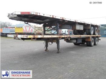 Traylona 2-axle Platform 50000KG / Extendable 22M - Lavapuoliperävaunu