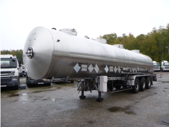 Säiliöpuoliperävaunu kuljetusta varten kemikaalit Magyar Chemical tank inox 31 m3 / 4 comp: kuva Säiliöpuoliperävaunu kuljetusta varten kemikaalit Magyar Chemical tank inox 31 m3 / 4 comp