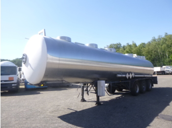 Säiliöpuoliperävaunu kuljetusta varten kemikaalit Magyar Chemical tank inox 32.5 m3 / 1 comp: kuva Säiliöpuoliperävaunu kuljetusta varten kemikaalit Magyar Chemical tank inox 32.5 m3 / 1 comp