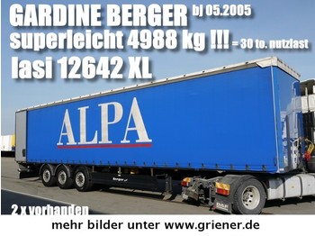  BERGER SAPL 24/ LASI XL / 4988 kg leergewicht !! - Pressukapellipuoliperävaunu