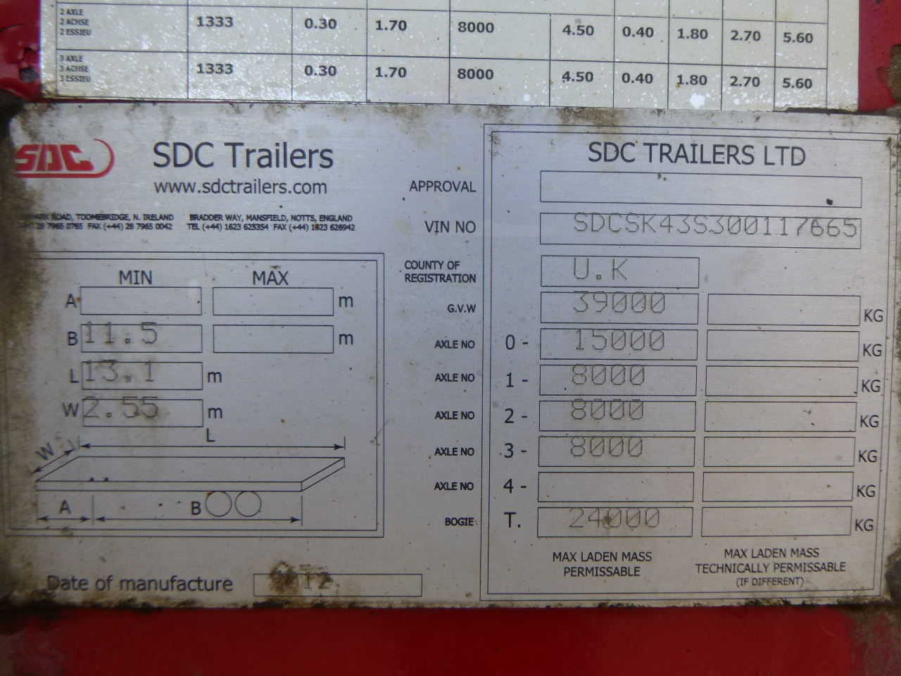 Leasing SDC Log trailer 39 t SDC Log trailer 39 t: kuva Leasing SDC Log trailer 39 t SDC Log trailer 39 t