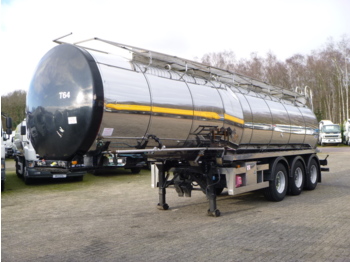Clayton Heavy oil / bitumen tank inox 30 m3 / 1 comp + pump - Säiliöpuoliperävaunu