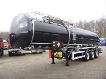 Crossland Bitumen tank inox 33.4 m3 + heating / ADR/GGVS - Säiliöpuoliperävaunu