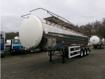 Crossland Food tank inox 35 m3 / 1 comp + pump - Säiliöpuoliperävaunu