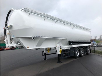 HEITLING 51 m3, 7 compartments animal food silo trailer - Säiliöpuoliperävaunu