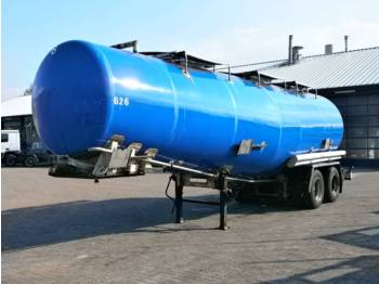Maisonneuve Chemical tank Inox 31m3 / 3 comp. - Säiliöpuoliperävaunu