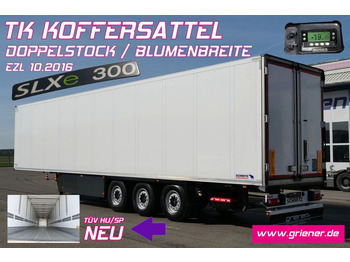 Schmitz Cargobull SKO 24/ THERMOKING SLXe300/ DOPPELSTOCK/ BLUMEN  - Refrigeraattori puoliperävaunu: kuva Schmitz Cargobull SKO 24/ THERMOKING SLXe300/ DOPPELSTOCK/ BLUMEN  - Refrigeraattori puoliperävaunu