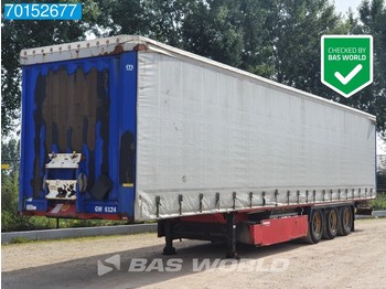 Telttavaunu puoliperävaunu Krone SD 3 axles Hubdach Edscha Palettenkasten