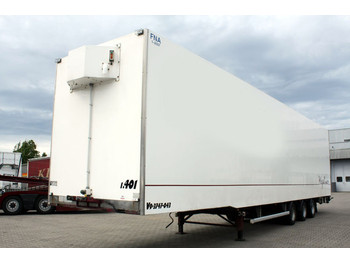 Van Eck Mega 102m³ Koffer Luftfracht Rollenbahnen - Umpikori puoliperävaunu