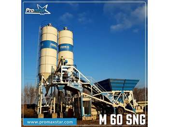 PROMAXSTAR Mobile Concrete Batching Plant PROMAX M60-SNG(60m³/h) - Betoniasema