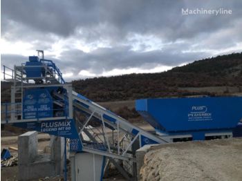 Plusmix PLUSMİX MOBILE MT60 : 60m³/hour Concrete Plant - BETONNYY ZAVOD - Betoniasema