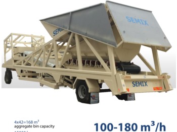 SEMIX Dry Type Mobile Concrete Batching Plant - Betoniasema