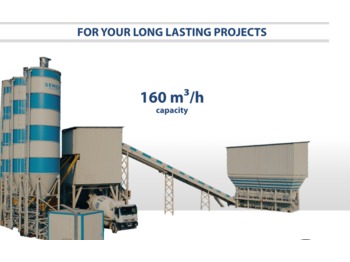 SEMIX Stationary Concrete Batching Plant 160 m³/h - Betoniasema