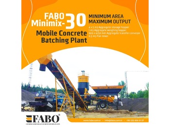 Uusi Betoniasema FABO MINIMIX-30 Mobile Compact Concrete Plant: kuva Uusi Betoniasema FABO MINIMIX-30 Mobile Compact Concrete Plant