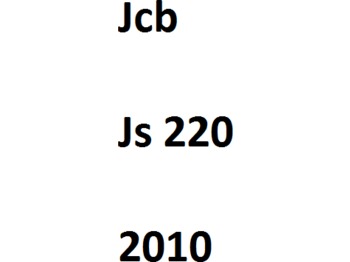 Telakaivukone JCB JS 220: kuva Telakaivukone JCB JS 220