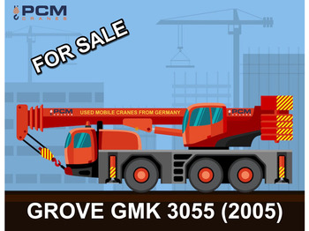 Kaikki maastonosturi Grove GMK 3055 | in very good condition