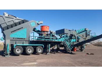 Constmach 120-150 tph Mobile Jaw Crusher Plant ( Cone and Jaw  ) - Mobiilimurskain