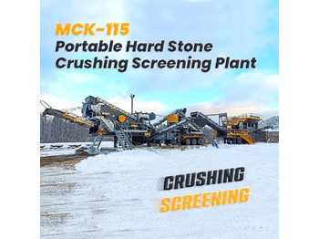 FABO MCK-115 HARDSTONE CRUSHING SCREENING PLANT 180-300 TPH - Mobiilimurskain