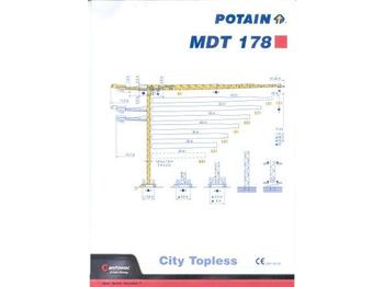 Potain MDT 178 - Torninosturi