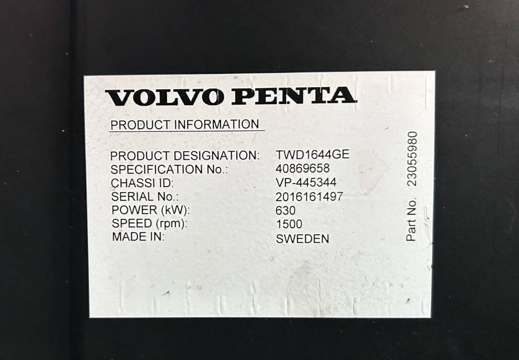 Leasing Volvo TWD1644GE - 715 kVA Generator - DPX-18884.1  Volvo TWD1644GE - 715 kVA Generator - DPX-18884.1: kuva Leasing Volvo TWD1644GE - 715 kVA Generator - DPX-18884.1  Volvo TWD1644GE - 715 kVA Generator - DPX-18884.1