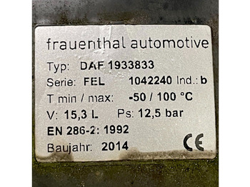 Ilmanottojärjestelmä DAF CF450 (01.18-): kuva Ilmanottojärjestelmä DAF CF450 (01.18-)
